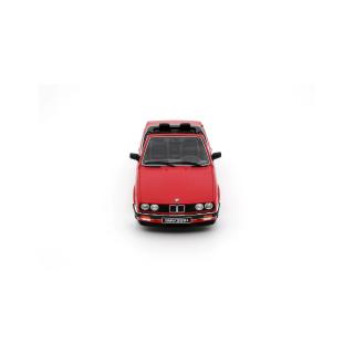 BMW 325i Convertible Bright Red 308 1986 OttO mobile 1:18 Resinemodell (Türen, Motorhaube... nicht zu öffnen!)